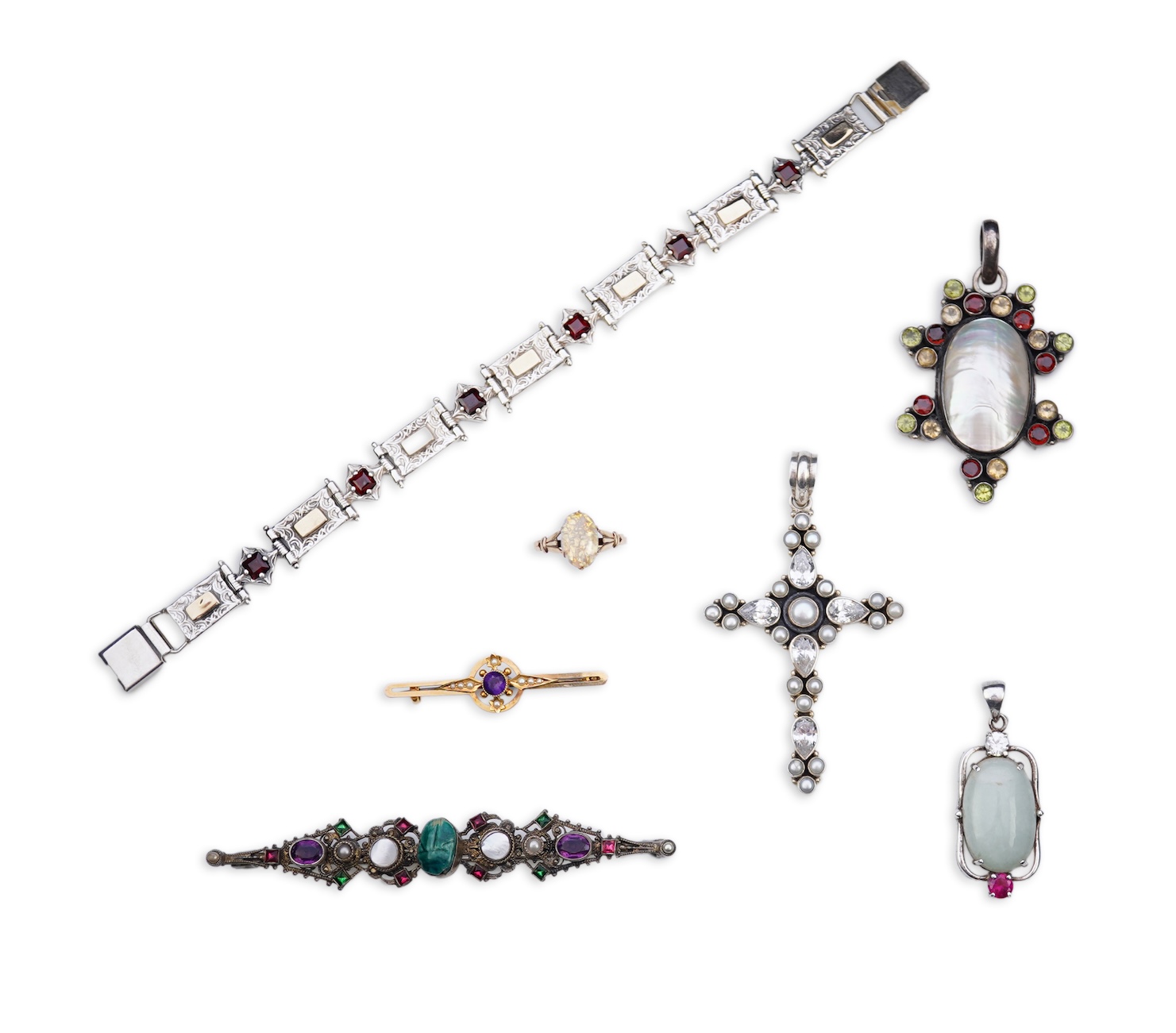 A collection of jewels